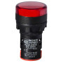 Лампа сигнальна 22мм червоний LED 220V DC [A0140030083] AD22-22DS АСКО