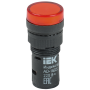 Лампа сигнальная 16мм красный LED 230V AC [BLS10-ADDS-230-K04-16] AD16DS УЕК