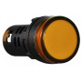 Лампа сигнальная 22мм желтый LED 220V АC [A0140030046] AD22-22DS АСКО