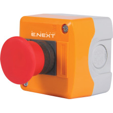 Пост одноместный "Стоп" 4.5А(230V) 1NC IP54 грибок [s006015] e.cs.stand.xal.d.164 E.NEXT