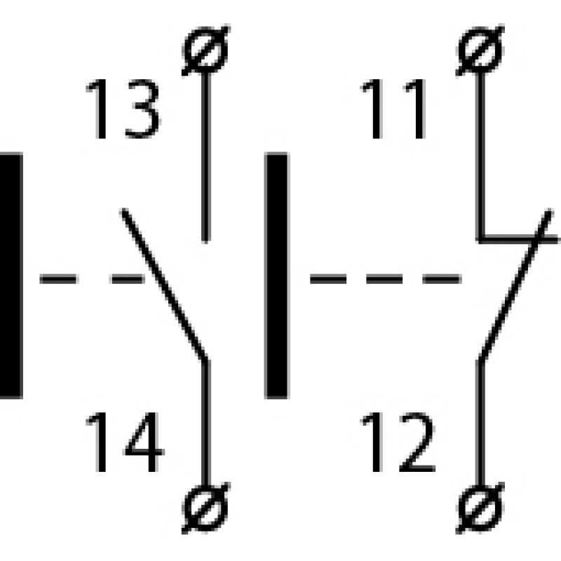 Кнопка Пуск-Стоп "I-O" 1NO+1NC 22мм без подсветки IP65 [A0140010014] XB2-BL9425 АСКО