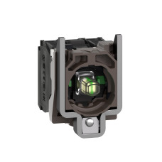 Корпус сигнальной лампы с контактом 2NO 240V AC LED белый [ZB4BW0M13] Harmony XB4 Schneider Electric