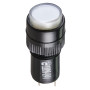 Лампа сигнальна 22мм білий LED 24V АC/DC [A0140030193] AD22E-12DS АСКО