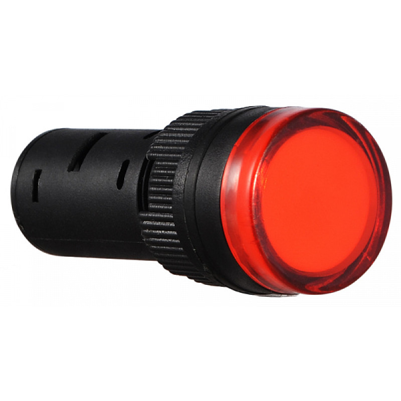 Лампа сигнальна 16мм червоний LED 24V АC/DC [A0140030053] AD16-16DS АСКО