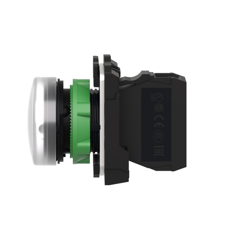 Лампа сигнальная 22мм 120V AC LED белый [XB5AVG1] Harmony XB5 Schneider Electric