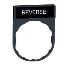 Держатель маркировочной бирки установочный Ø22мм 30x40мм "REVERSE" 8х27мм для кнопок XB4, XB5 [ZBY2306] Schneider Electric