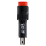 Лампа сигнальна 22мм червоний LED 220V АC [A0140030165] AD22E-8DS АСКО