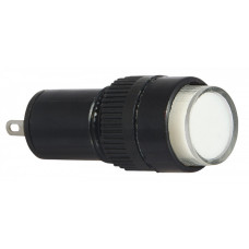 Лампа сигнальная 22мм белый LED 24V АC/DC [A0140030193] AD22E-12DS АСКО