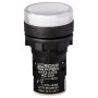 Лампа сигнальная 22мм белый LED 24V АC/DC [A0140030037] AD22-22DS АСКО