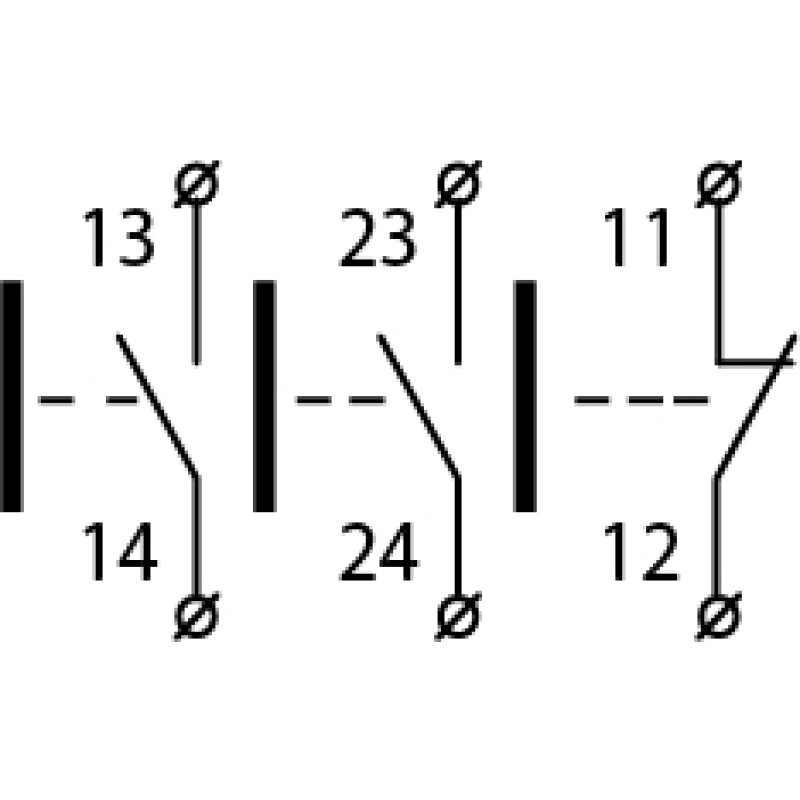 Пост тримісний "Старт1-Старт2-Стоп" 2.5А(220V) 2NO+1NC IP54 [A0140020008] XAL-B361Н29 АСКО