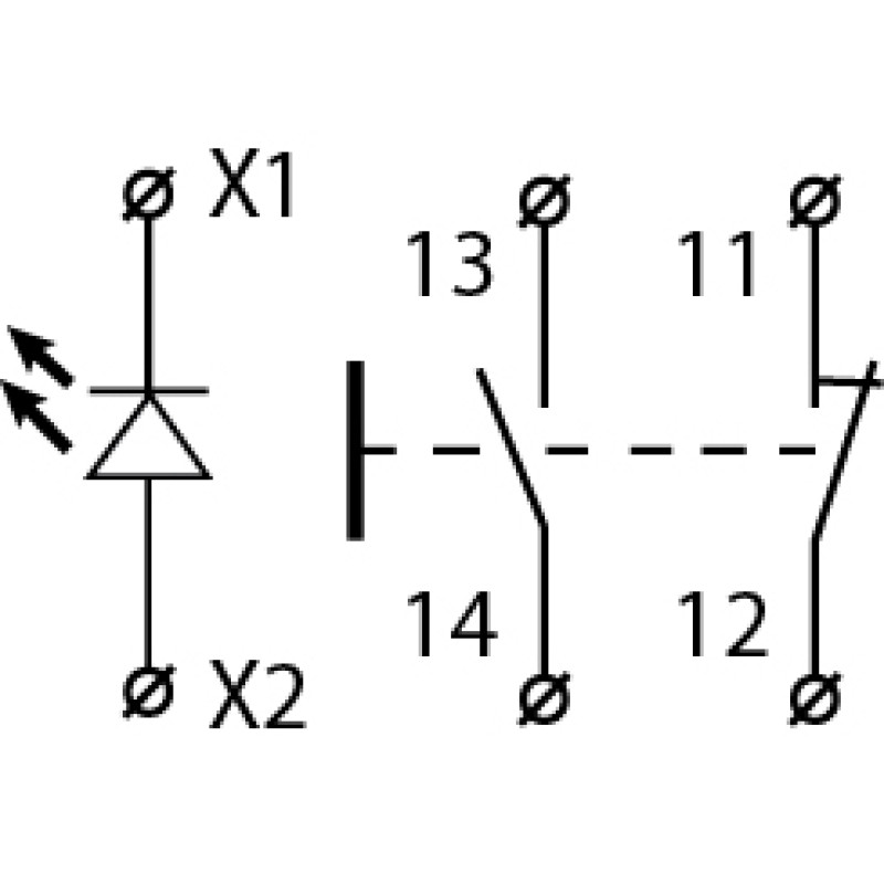 Кнопка управления 1NO+1NC 22мм с подсветкой желтый LED 220V [A0140010175] TB5-AW35M5 АСКО