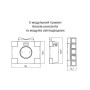 Держатель для пяти блок контактов и LED-модулей 50x45,9x15,7мм [4774103] NSE-FL5 ETI