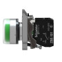 Кнопка управления 1NO 22мм без подсветки зеленая с колпачком [XB4BP31EX] Harmony XB4 Schneider Electric