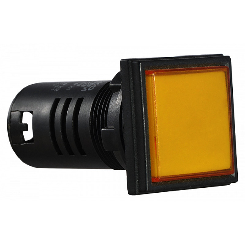 Лампа сигнальная 22мм желтый LED 220V AC [A0140030155] AD22-22F АСКО