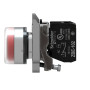 Кнопка управления 1NC 22мм без подсветки красная с колпачком [XB4BP42EX] Harmony XB4 Schneider Electric