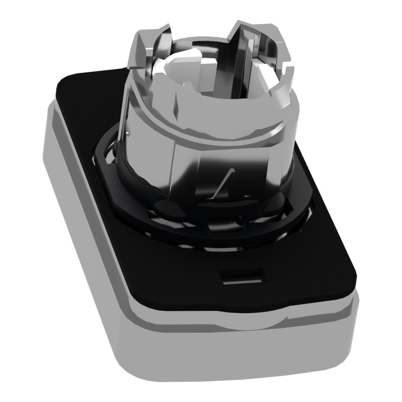 Кнопка управления "Вгору-Вниз" 22мм с подсветкой LED черная [ZB4BW7A1724] Harmony XB4 Schneider Electric