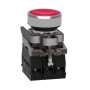 Кнопка управления 1NO+1NC 22мм с подсветкой LED красный 48-120V с возвращением [XB4BW34G5] Harmony XB4 Schneider Electric