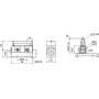 Микропереключатель 1NO+1NC 10А 250V IP54 перпендикулярный металлический ролик [A0050040012] D4MC-5040 АСКО