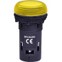 Лампа сигнальна 22мм матова жовтий LED 24V AC/DC [4771212] ECLI-024C-Y ETI