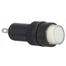 Лампа сигнальная 22мм белый LED 24V АC/DC [A0140030176] AD22E-10DS АСКО