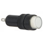 Лампа сигнальна 22мм білий LED 24V АC/DC [A0140030176] AD22E-10DS АСКО