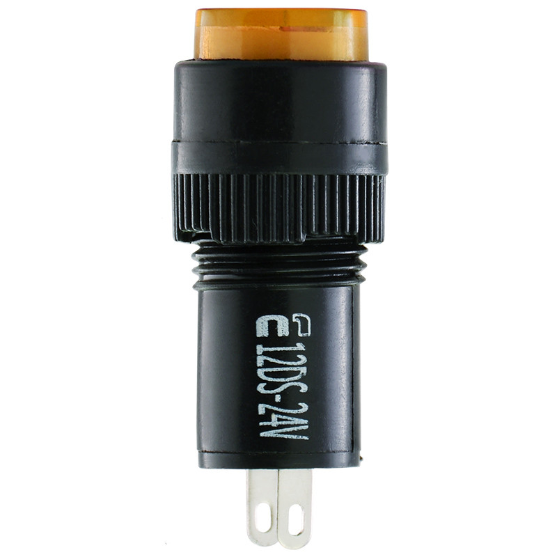 Лампа сигнальна 22мм жовтий LED 24V АC/DC [A0140030191] AD22E-12DS АСКО
