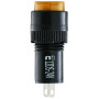 Лампа сигнальна 22мм жовтий LED 24V АC/DC [A0140030191] AD22E-12DS АСКО