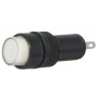 Лампа сигнальна 22мм білий LED 24V АC/DC [A0140030176] AD22E-10DS АСКО