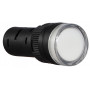 Лампа сигнальна 16мм білий LED 220V АC [A0140030040] AD16-16DS АСКО
