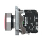 Кнопка управления 1NO+1NC 22мм с подсветкой LED красный 48-120V с возвращением [XB4BW34G5] Harmony XB4 Schneider Electric