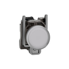 Лампа сигнальная 22мм 250V AC BA 9s белый без лампи [XB4BV61] Harmony XB4 Schneider Electric