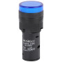 Лампа сигнальна 16мм синій LED 230V АС [s009016] e.ad16.230.blue E.NEXT