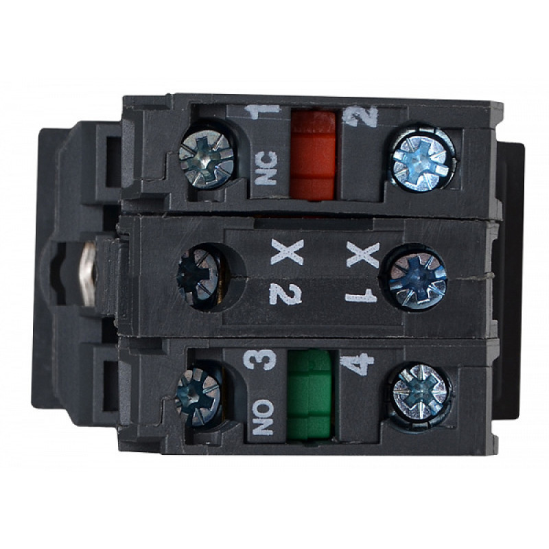 Кнопка Пуск-Стоп "I-O" 1NO+1NC 22мм с подсветкой желтый LED 220V [A0140010179] TB5-AW8365 АСКО