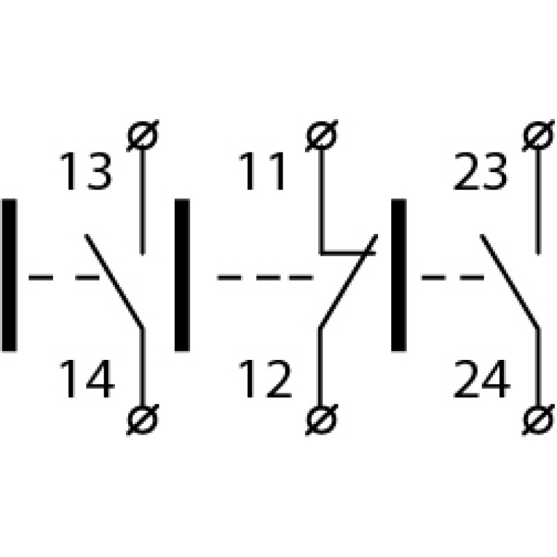Пост тримісний "Вгору-Стоп-Вниз" 2.5А(220V) 2NO+1NC IP54 [A0140020065] XAL-D324 АСКО