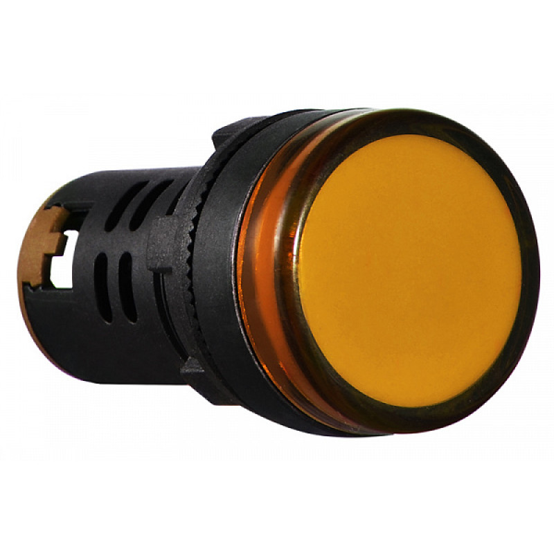 Лампа сигнальная 22мм желтый LED 24V АC/DC [A0140030049] AD22-22DS АСКО