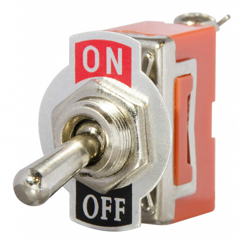 Тумблер "ON-OFF" 2NO 10А 250V 2 положения 2 контакта [A0140060001] 1021 АСКО