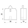 Контактний блок 1NO 4,5A 240V AC/DC для тельферних постів XAC Stand [s008001] e.cb.stand.n.o E.NEXT