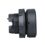 Головка для кнопки 22мм без підсвічування чорна [ZB5AA2] Harmony XB5 Schneider Electric