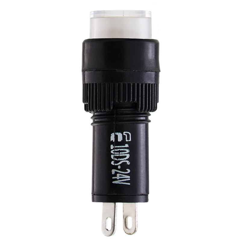 Лампа сигнальна 22мм білий LED 24V АC/DC [A0140030176] AD22E-10DS АСКО