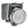 Кнопка управления 1NO+1NC 22мм с подсветкой белый LED 230V самовозвратом [XB4BW31M5] Harmony XB4 Schneider Electric