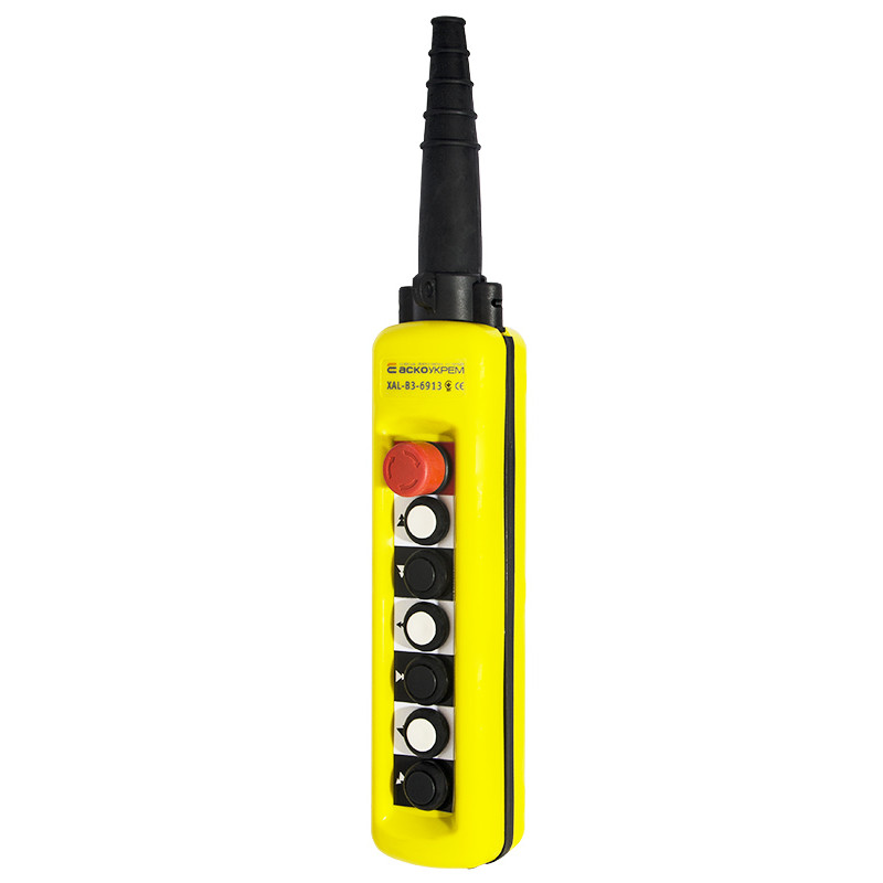 Тельферный пост 6-положений 6NC+6NO+6NO с блокировкой, две скорости IP65 [A0140050017] XAL-B3-6913 АСКО
