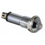 Лампа сигнальная 8мм белый LED 24V AC/DC металл [A0140030091] AD22B-8 АСКО