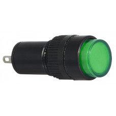 Лампа сигнальная 22мм зеленый LED 24V АC/DC [A0140030189] AD22E-12DS АСКО