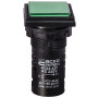 Лампа сигнальна 22мм зелений LED 220V АC [A0140030156] AD22-22F АСКО