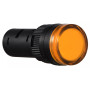 Лампа сигнальная 16мм желтый LED 220V АC [A0140030052] AD16-16DS АСКО