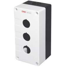 Корпус кнопочного поста 3 местный 22мм белый IP10 [Б00030662] LAY5-3 CNC