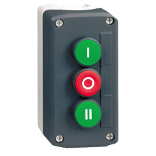 Пост трехместный "Старт1-Старт2-Стоп" 3A(240V) 2NO+1NC IP66 [XALD339] Harmony XALD Schneider Electric
