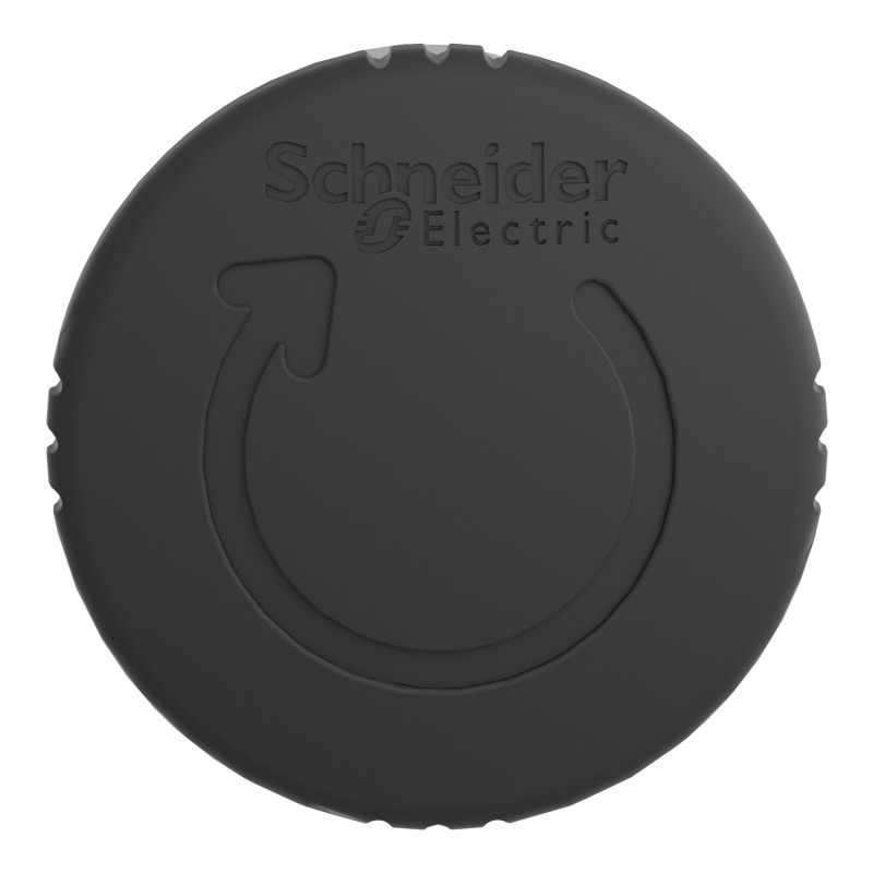 Головка "Аварийный стоп" 22мм без подсветки черная Ø40мм [ZB4BS52] Harmony XB4 Schneider Electric