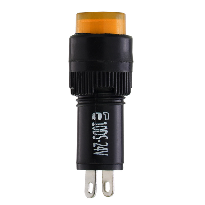Лампа сигнальна 22мм жовтий LED 24V АC/DC [A0140030178] AD22E-10DS АСКО