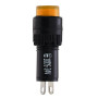 Лампа сигнальна 22мм жовтий LED 24V АC/DC [A0140030178] AD22E-10DS АСКО